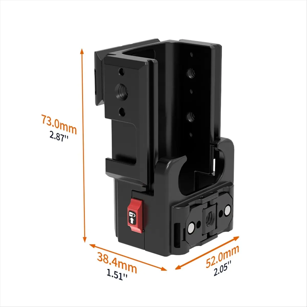 【STABLE QUALITY】For POCKET 3 Protection Frame Aluminum Extend Adapter Quick Release Cold Shoe Mount Housing Shell Accessories