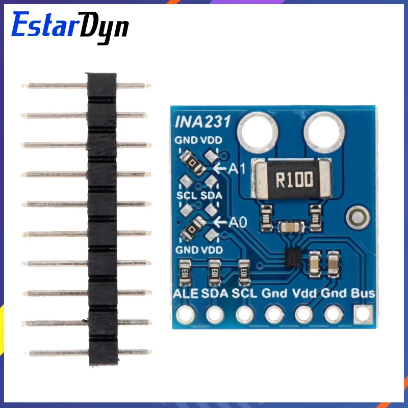 INA231 Current Power Monitor Module I2C Interface 0-28V Bi-directional Sensor High Accuracy for Raspberry Pi