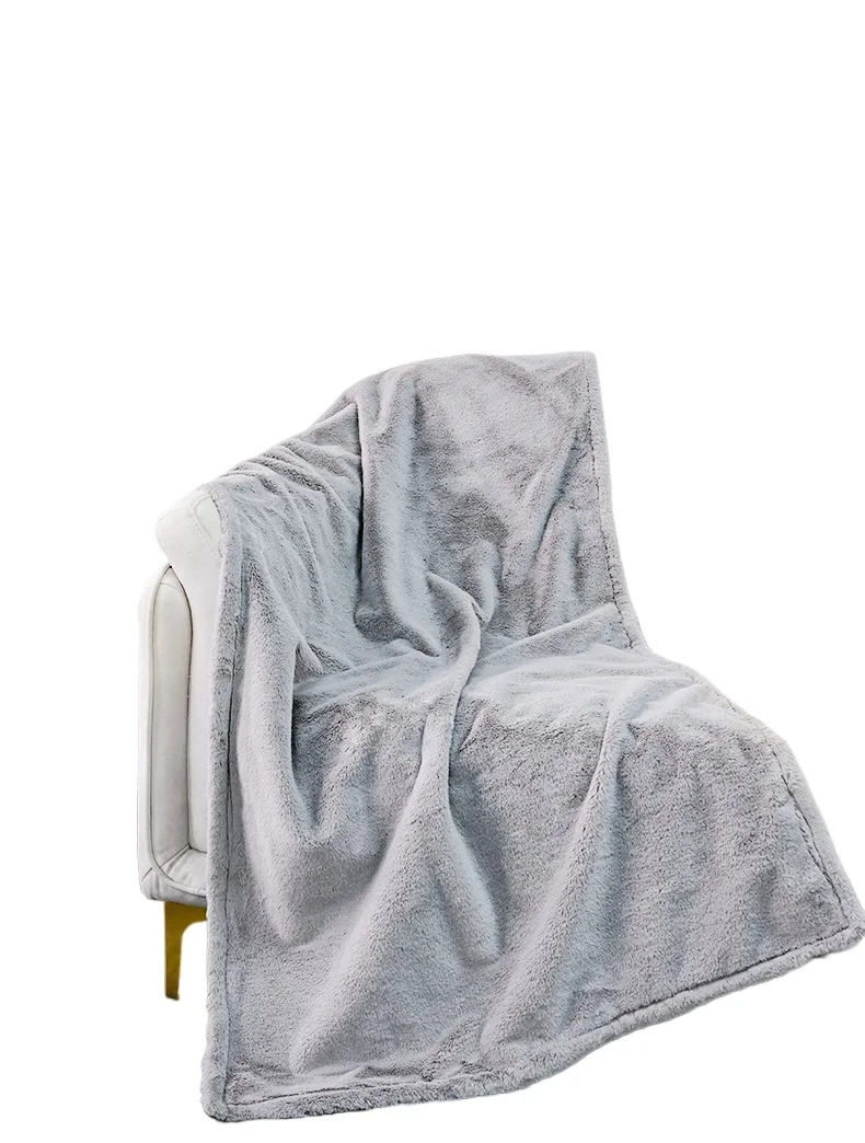 Electric heating shawl and blanket, ultra-comfortable rabbit hair, intelligent heating cover blanket, warm shawl for lunch break