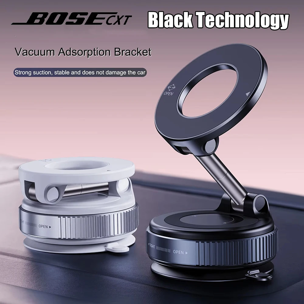 

BOSECXT Car Mount Strong Magnetic 360° Rotation Foldable Phone Holder For Cell Phone For iphone 12 13 14 15 16 Live Streaming ﻿