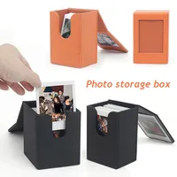 3 Inch Photo Card Case Display And Storage Card Box for Instant Camera Portable Photo Protectors Photo Display Storage Box