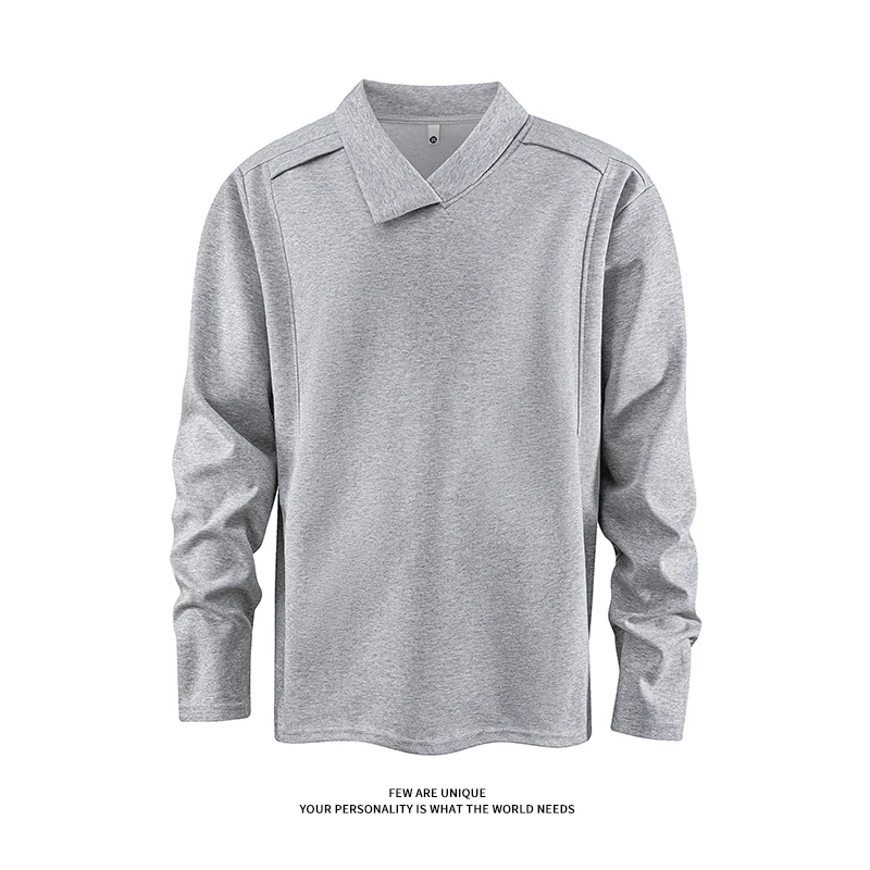 

2026 Newest Men Long Sleeve Shirts Comfortable Streetwear Sweatshirt Bottoming Shirt 4 Colors M-3XL