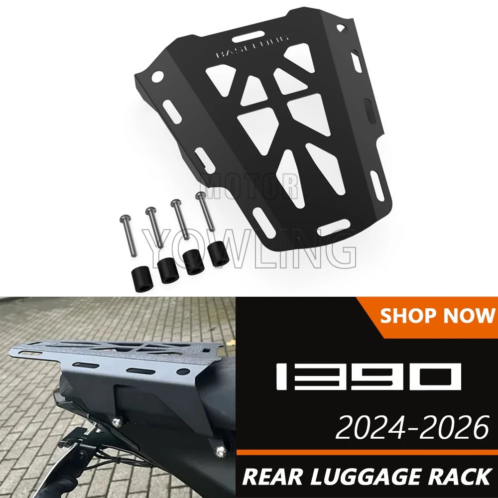 

Motorcycle Accessories Rear Luggage Seat Rack Cargo Rack Carrier For 1390 Super Duke R / Evo 2024 2025 2026 For 1390SuperDukeR