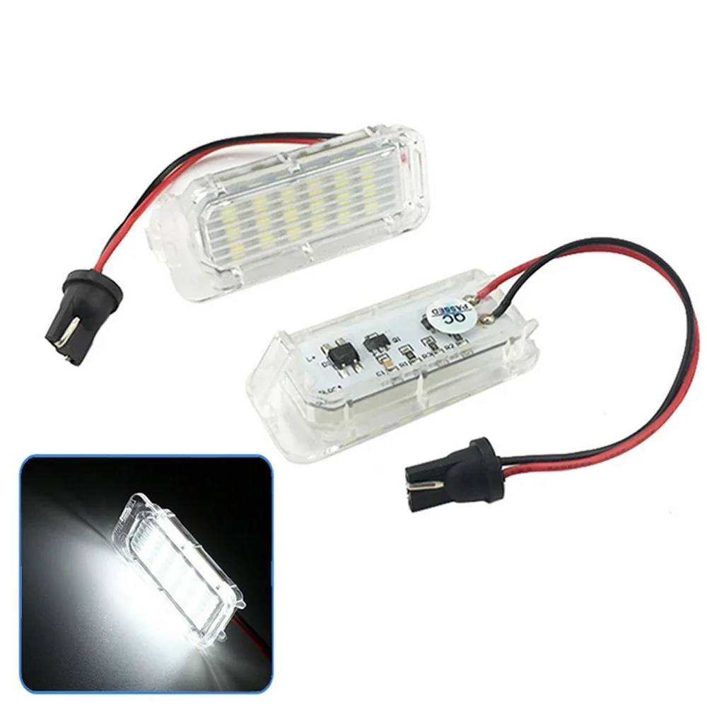 

2 шт. Canbus светодиодный светильник номерного знака без ошибок для Ford Fiesta Focus C-Max Kuga Mondeo Jaguar XJ XF автомобильная сигнальная лампа