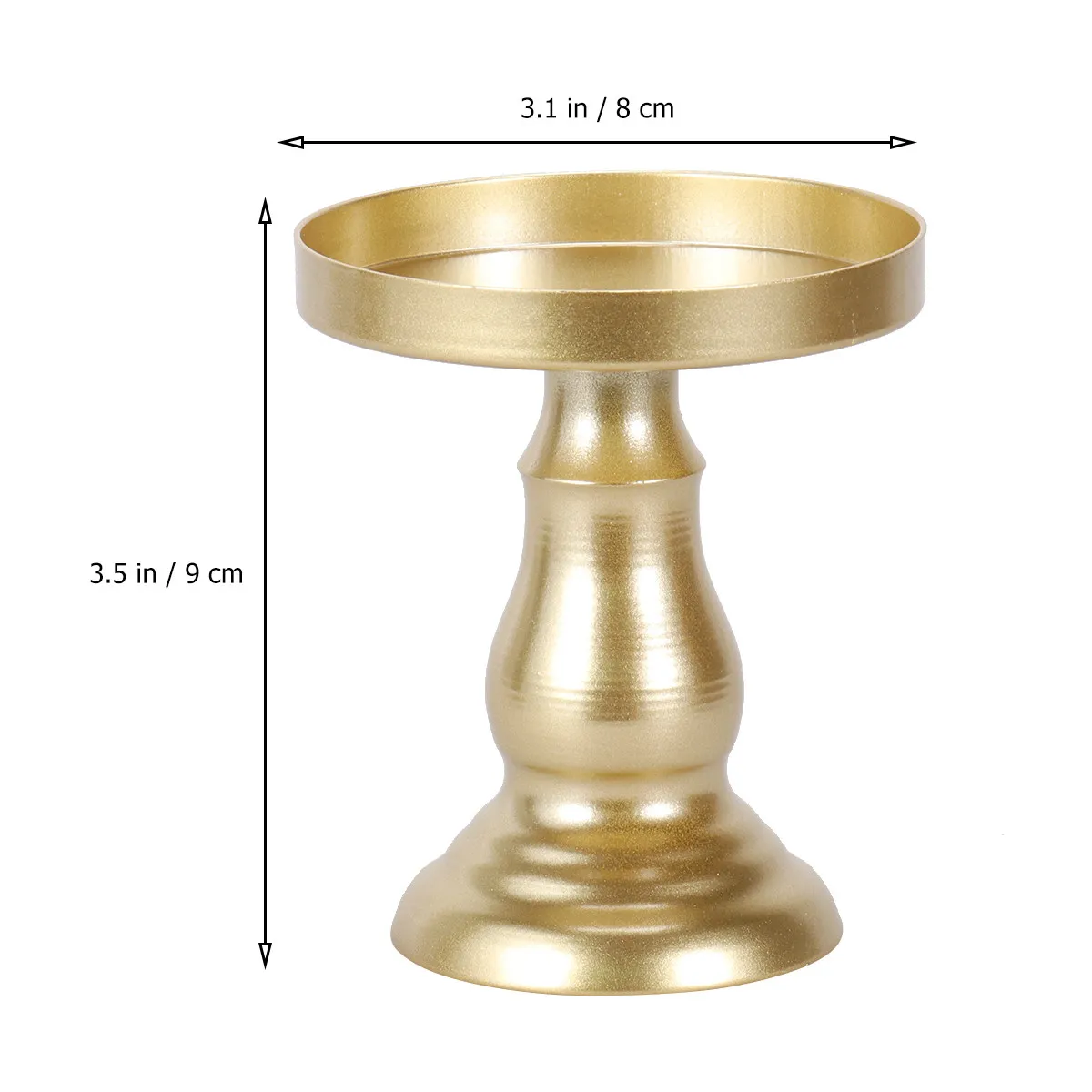 1Pcs Premium Metal Cake Stand Round Dessert Display Tray for Weddings Birthday Parties Baby Showers Bakeries Buffet Food - view 6