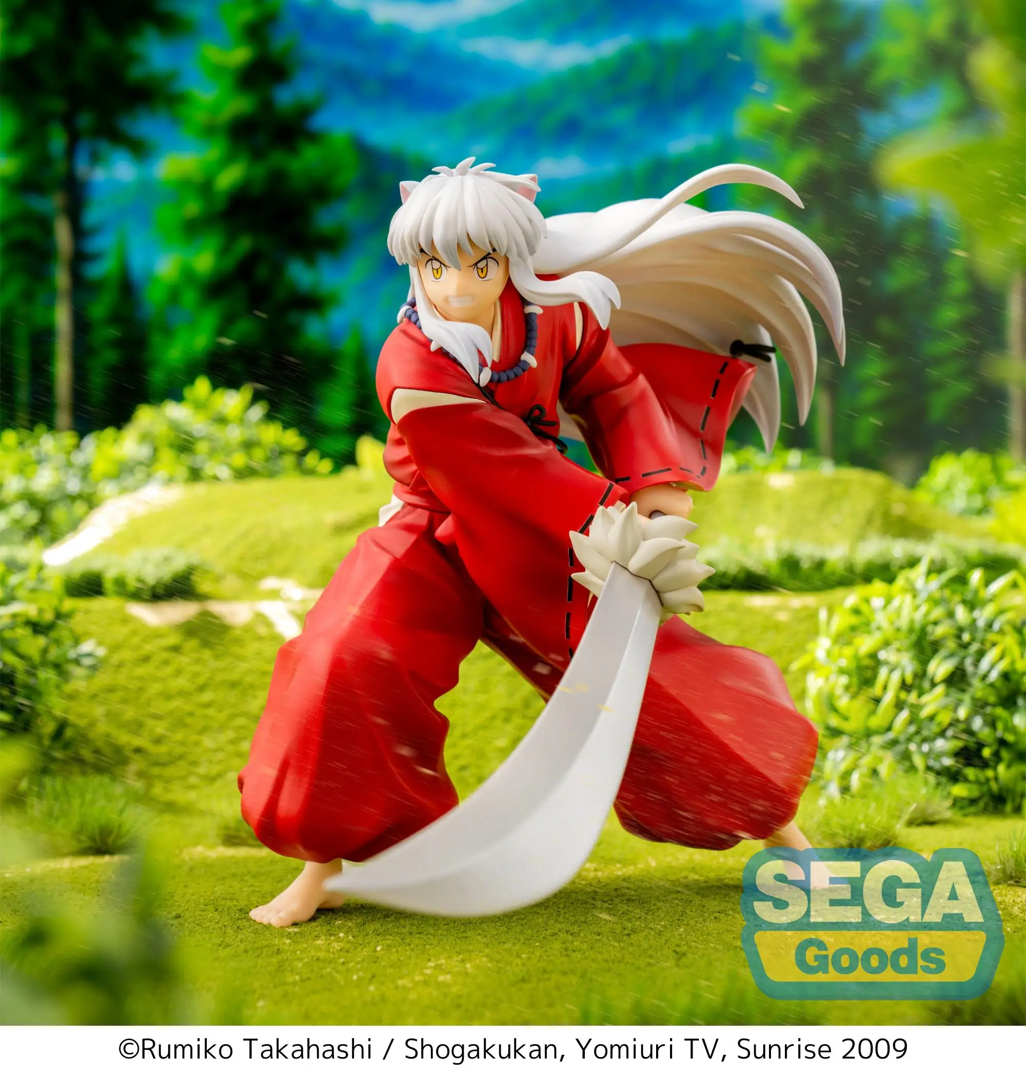 Genuine‌ Sega Luminasta Inuyasha Anime Inuyasha PVC Action Figures Figurine Model Collection Gift