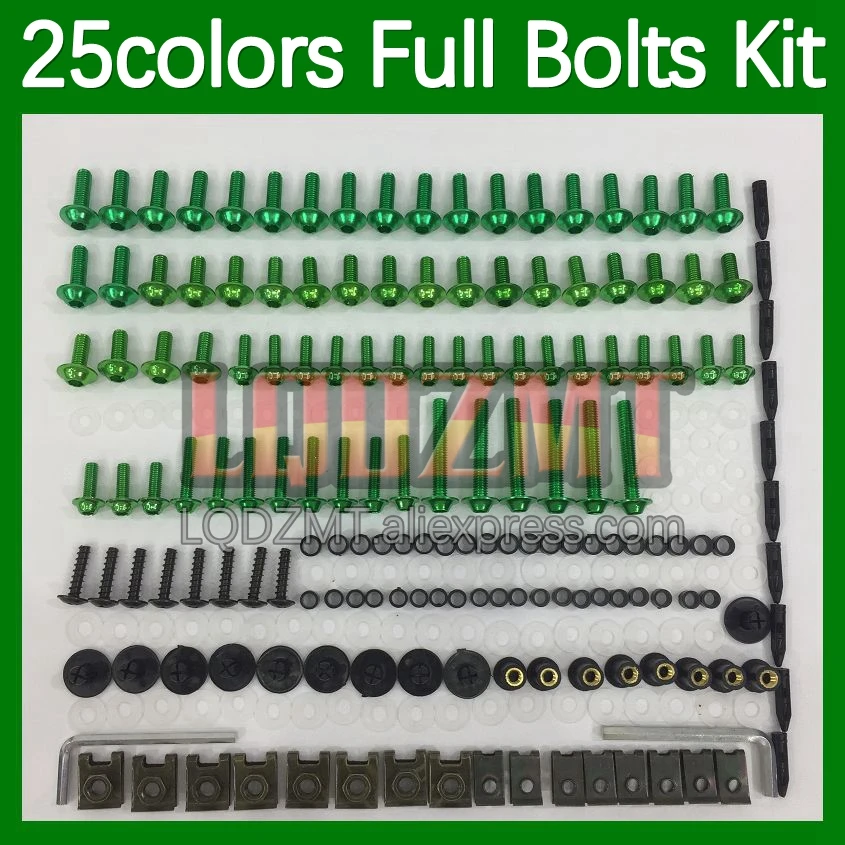 268pcs Body Bolt Full Screws Kit For KAWASAKI NINJA ZX636 ZX-6R ZX 6R ZX6R 2013 2014 2015 2016 2017 2018 Fairing Bolts screw Nut