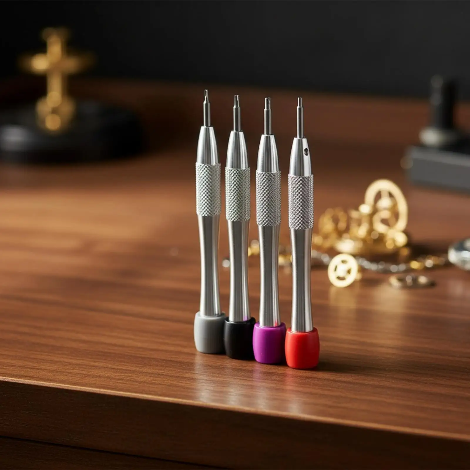 Watch Repair Screwdriver Kit with Slip Handling Grip for Precision Screwdrivers and Micro Watch Screws Work