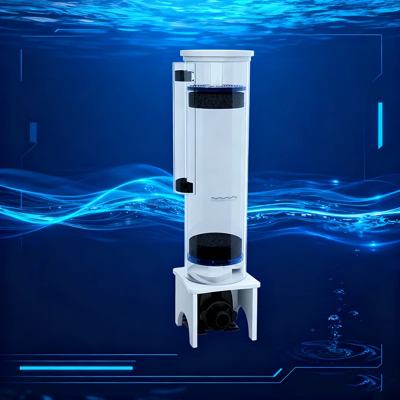 مفاعل وسائط Aqua Excel مع مضخة مدمجة، فلتر بيليه حيوي متعدد الوظائف لإزالة النترات والفوسفات