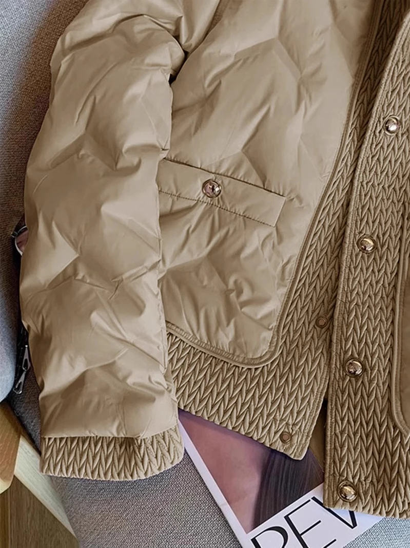Khaki Collar Cotton… - image