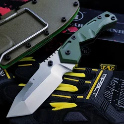 Dwaine Carrillo DC6 Tactical Military Fixed Knife G10 Handle High Quality Combat Survival Knives Outdoor Hunting Portable Tool