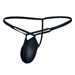 Gay Men's Underwear Thong Man 5PCS Personality G-String Sexy Jockstrap Men Ice Silk Mini Thong Cockring T Panties Lingerie