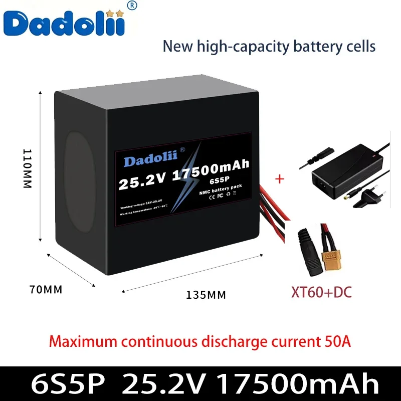 6S5P 25.2V 18650 Te…