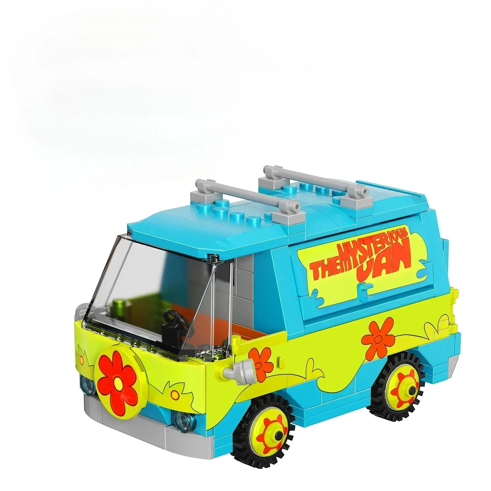 

MOC Scooed Dooed Mysteryed Machine Building Blocks Set Panel Van Cartoon Vehicle 320 PCS Bricks Toys For Children Birthday Gifts