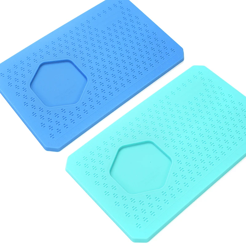 

TE-715 225*136mm High Temperature Resistant Silicone Insulation Pad Silicone Repair Mat for Phone Tablet Film Anti-slip Mat
