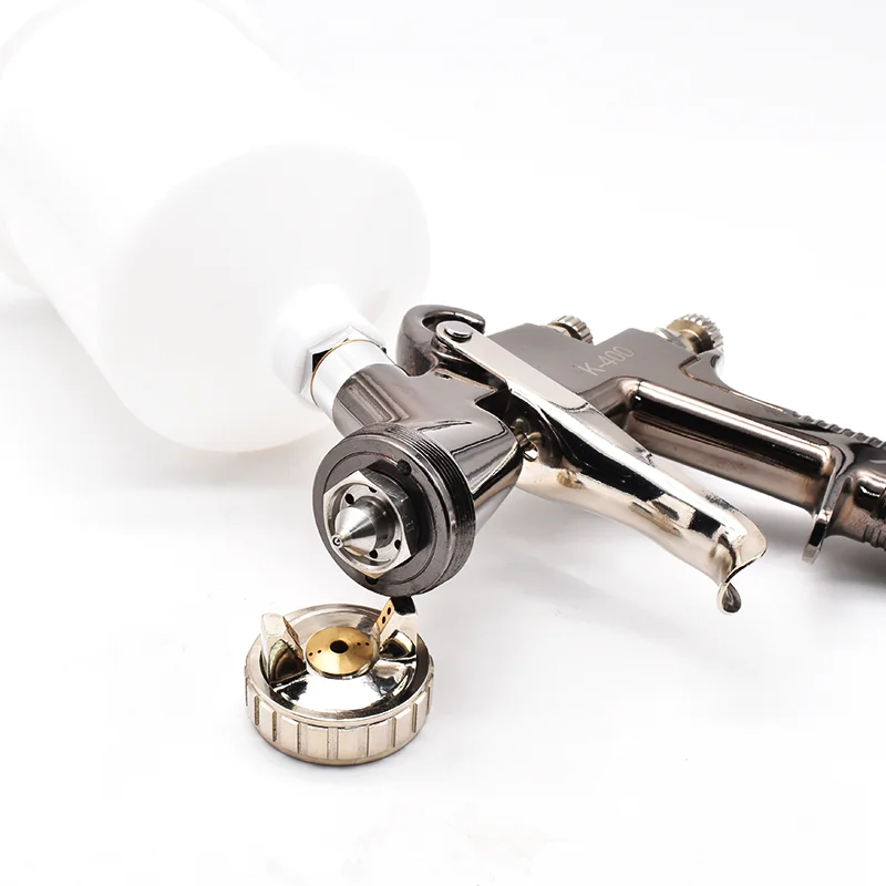 LVMP High Quality Spray Gun Auarita K-400 Car Finish Painting 1.4mm 1.7mm Nozzle Gravity Paint Gun 600cc Cup With no clean cup