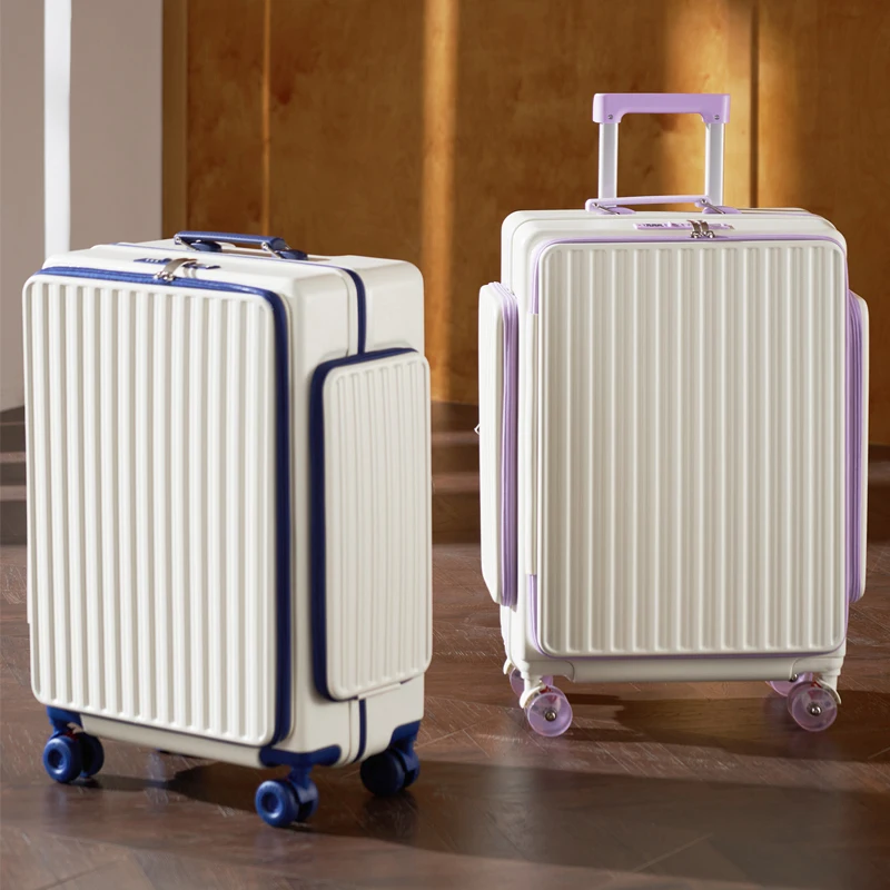 

Front Side Multi-Sided Open Luggage NEW Super Convenient Stand-Up Double Side Expansion Boarding Suitcase 22/24/26 Trolley Case
