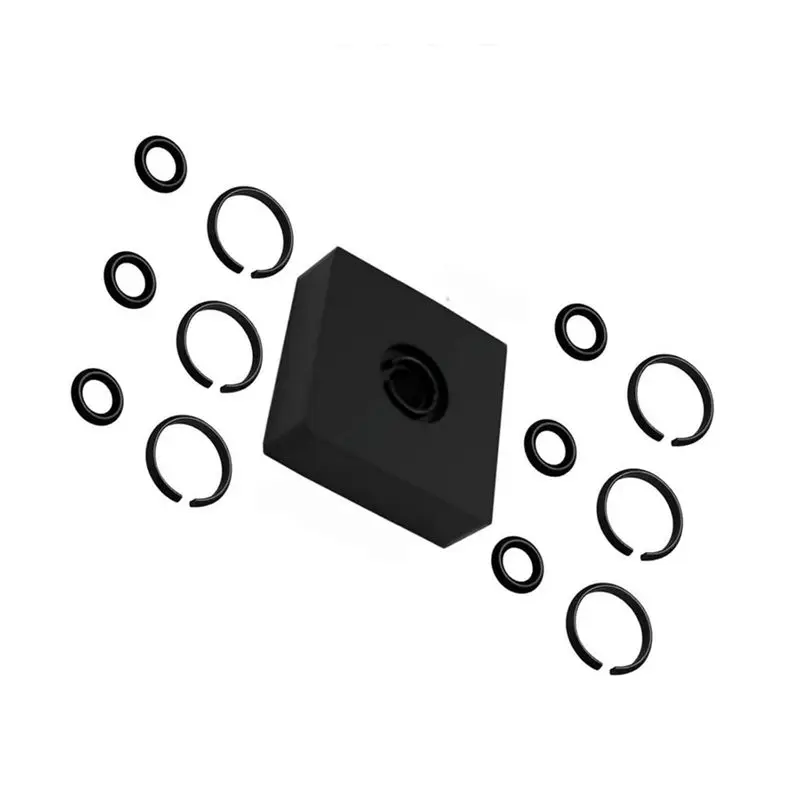 ABFS (4 + 4 مجموعات) 1/2 و 3/8 بوصة تأثير الاحتفاظ الدائري كليب حلقة الاحتكاك مع حلقة O لمفتاح الربط الكهربائي/الهوائي #3