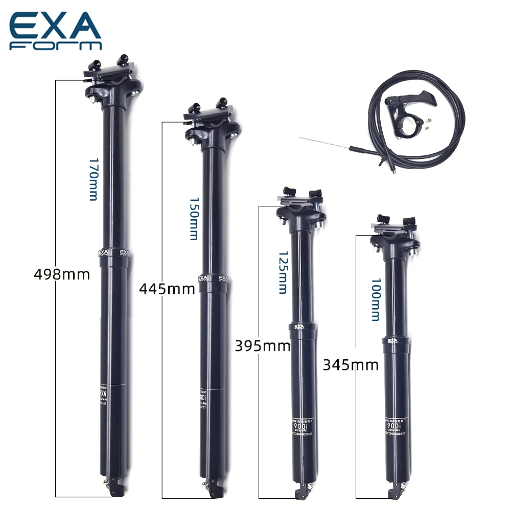 KS EXA FORM 900i height adjustable seatpost dropper post bike MTB internal routing 30.9 / 31.6 395mm remote seat post