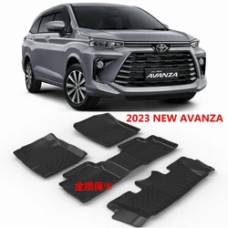 Use for 2023 new TOYOTA AVANZA car carpet Veloz floor mats Fit For AVANZA custom waterproof pad floor mat AVANZA car floor mat