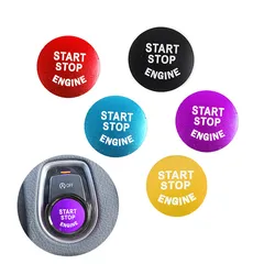 For BMW 1 2 3 4 5 7 Series X3 X4 X5 X6 F15 F16 F25 F26 F01 F07 F10 F18 Aluminum Alloy Engine Start Stop Button Ring Cover Trim