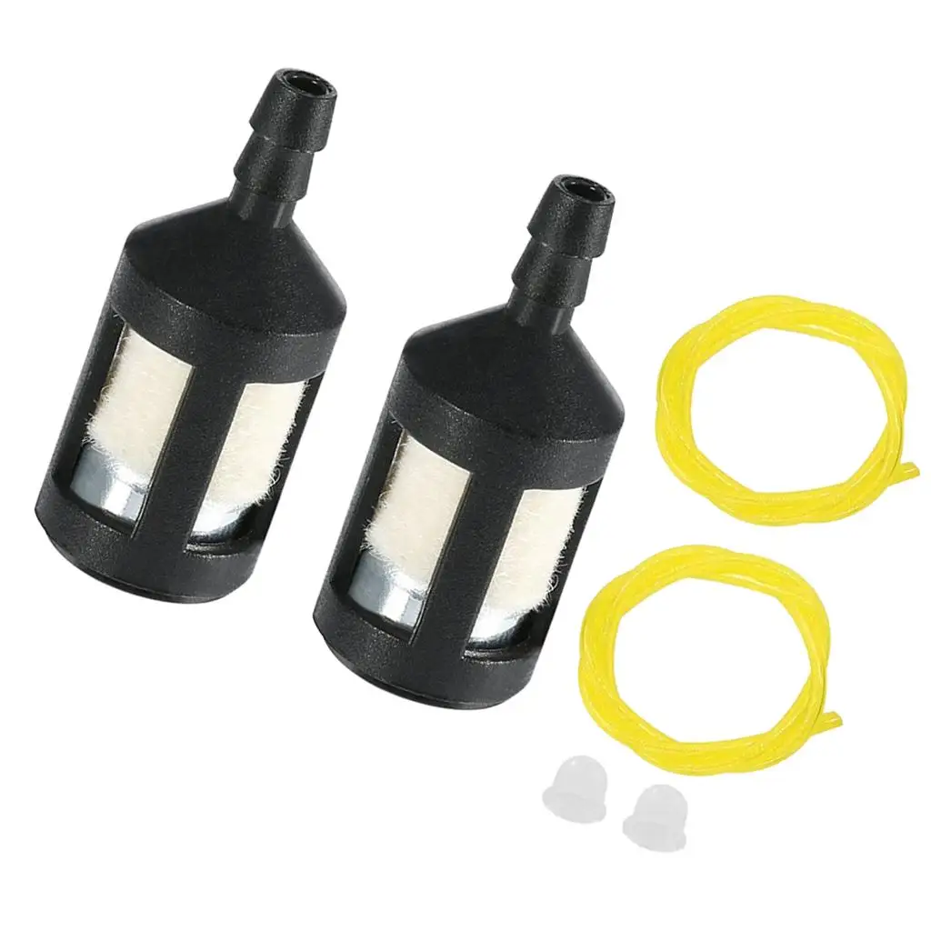 Fuel Filter Rubber Primer Bulb Gas Pipe Trimmer Replacement Kit for String Trimmer Blower Parts