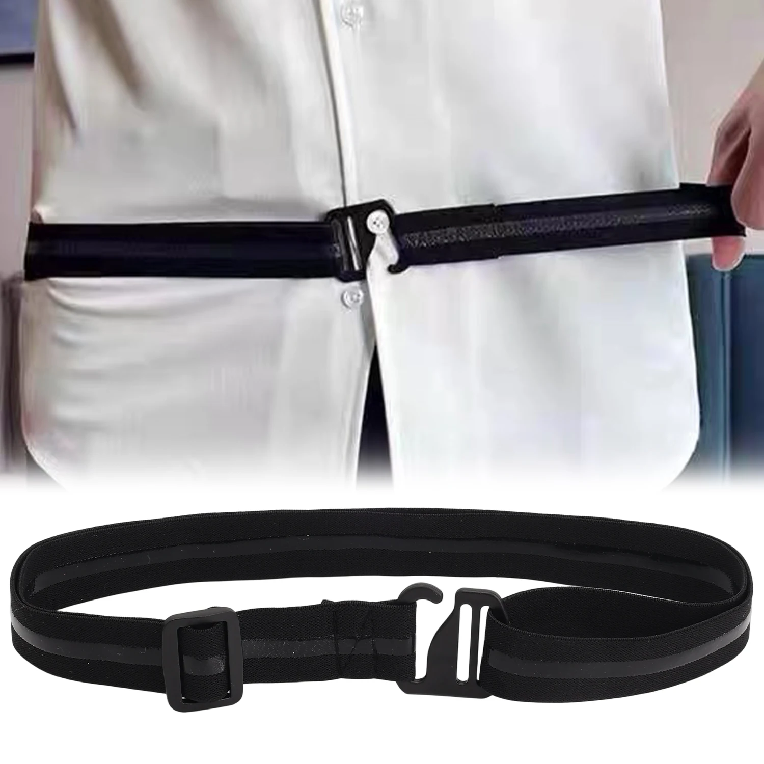 เข็มขัดเอวยางยืดกันลื่นป้องกันริ้วรอยเสื้อคงอยู่ดีที่สุดธุรกิจ