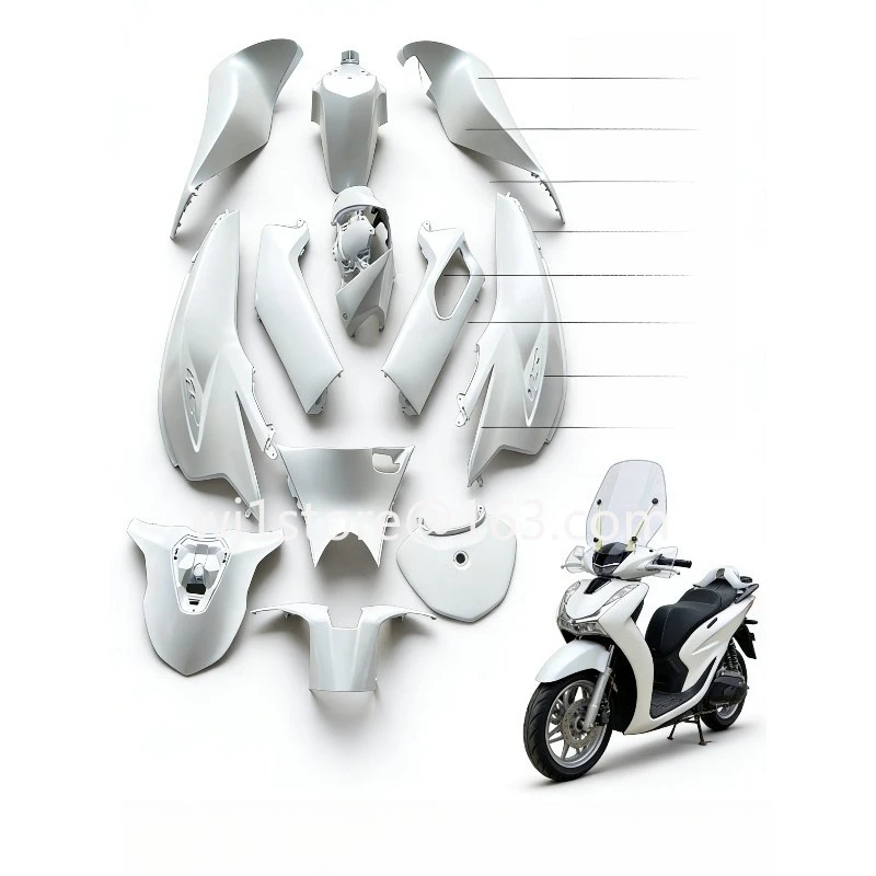 Full Set Fairings Body Kit Compatible with  SH125 SH150 2020-2023, ABS Plastic Motorcycle Replacement Body Parts