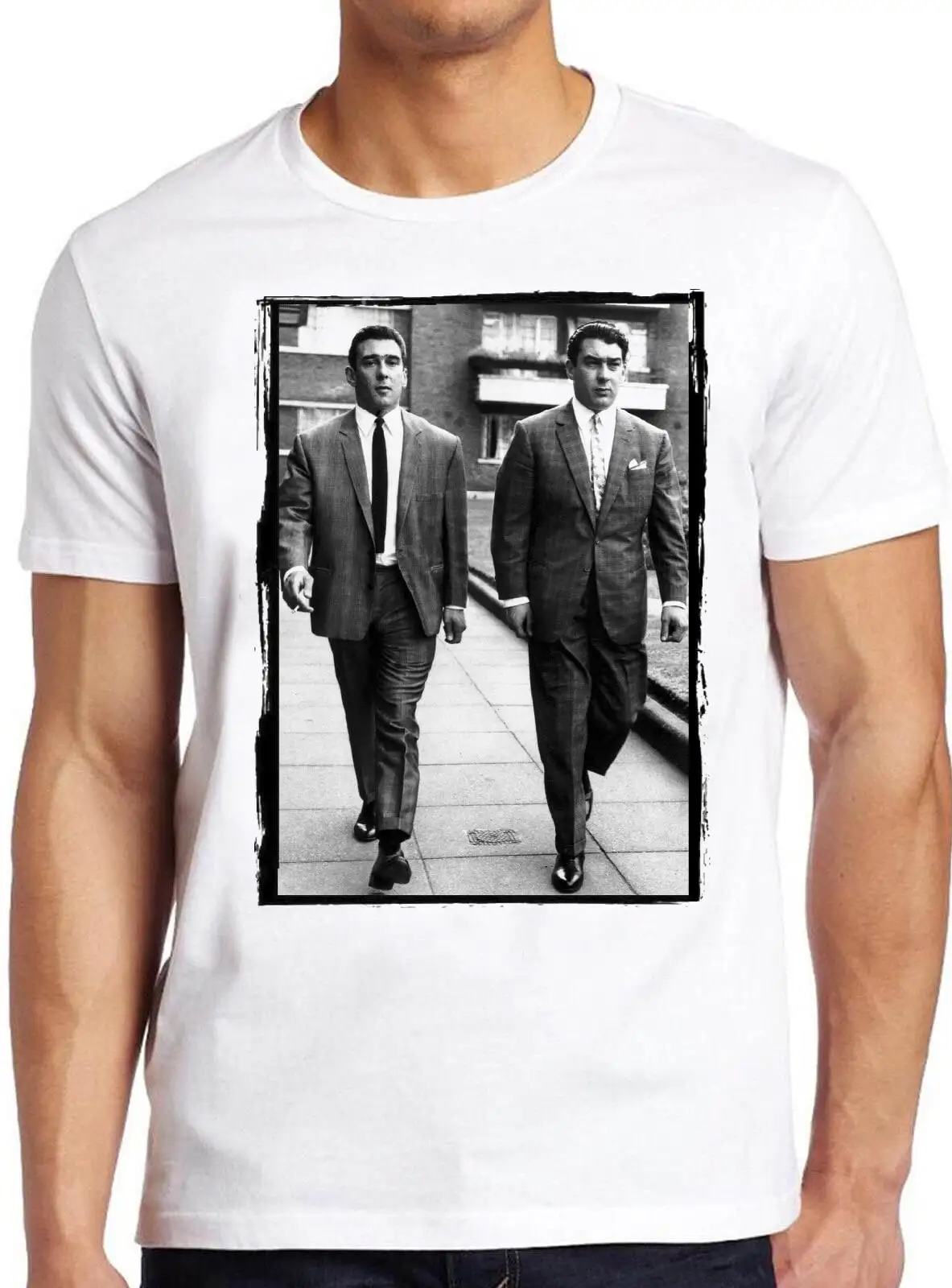 The Kray Twins T Shirt Brothers East London Gangster Prison Cool 393