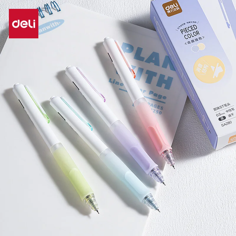 

Deli 4/8 шт. 0,5 мм, быстросохнущая милая гелевая ручка с черными чернилами, кавайный подарок, школьные принадлежности, канцелярские принадлежности, ручка для подписи