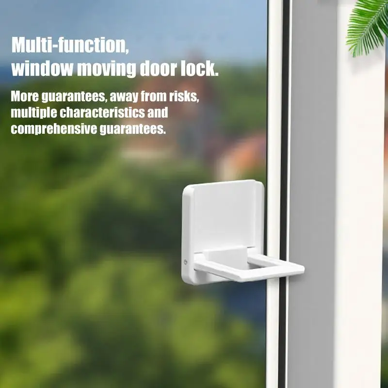 2 Pcs Sliding Window Locks Baby Safety Locks For Sliding Doors Sliding Windows Wardrobe Doors Locks For Closets Sliding Doors