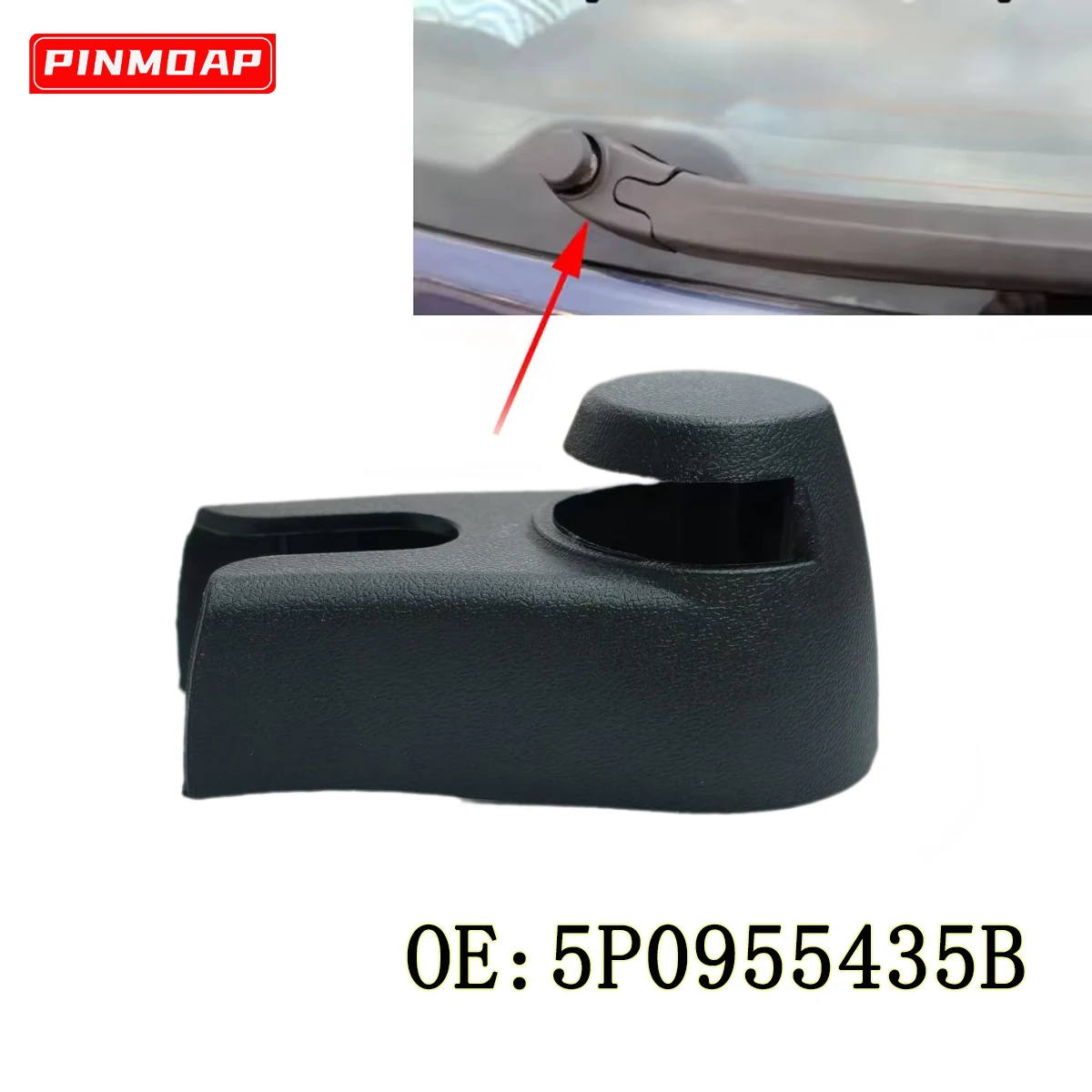 Rear Windshield Windscreen Washer Wiper Arm Nut Cover Cap for Seat Ibiza Altea 4 XL Freetrack Leon Toledo 5P