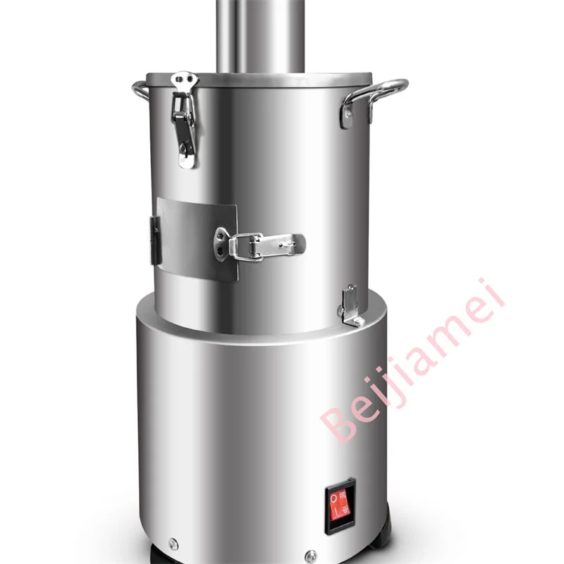 Mesin Pengupas Bawang Putih Elektrik Komersial 200W untuk Rumah Restoran Barbekyu Baja Tahan Karat 220V/110V