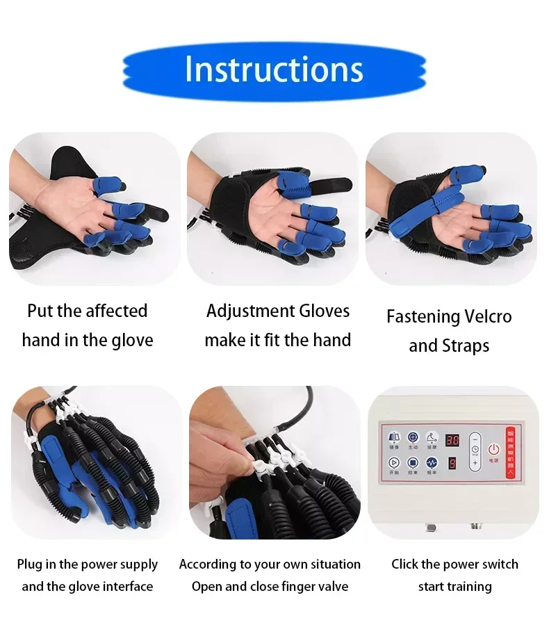 TJ-OM008 شلل نصفي إصبع إعادة التأهيل المدرب روبوت لالسكتة الدماغية وظيفة اليد قفازات تأليف الآلي