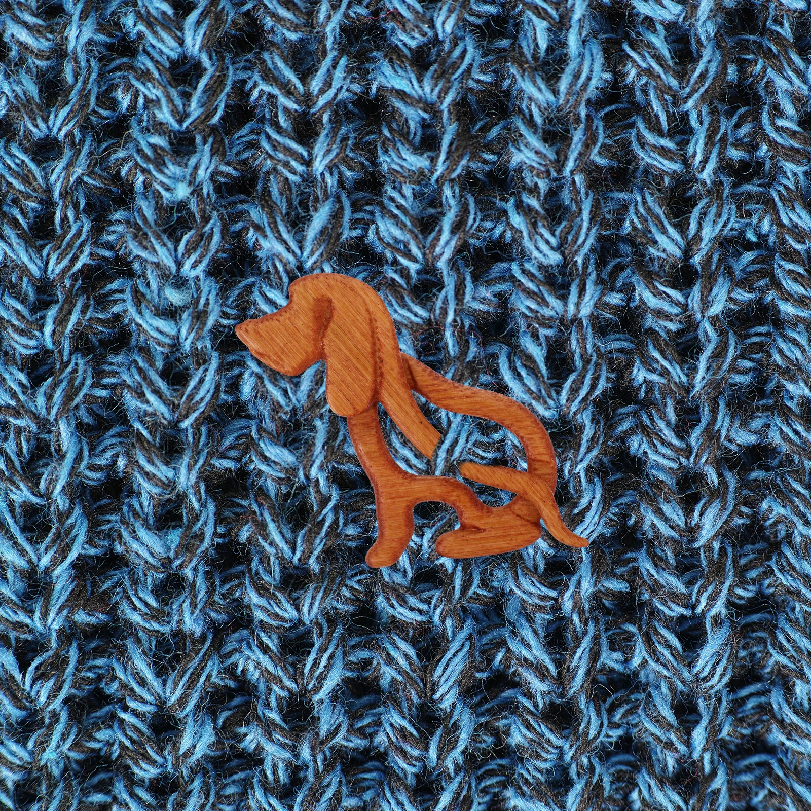 

Dog Brooch Pin Cute Bamboo Animal Design Wooden Sweater Shawl Clip For Women Pet Lovers Scarf Pins Kawaii Wooden