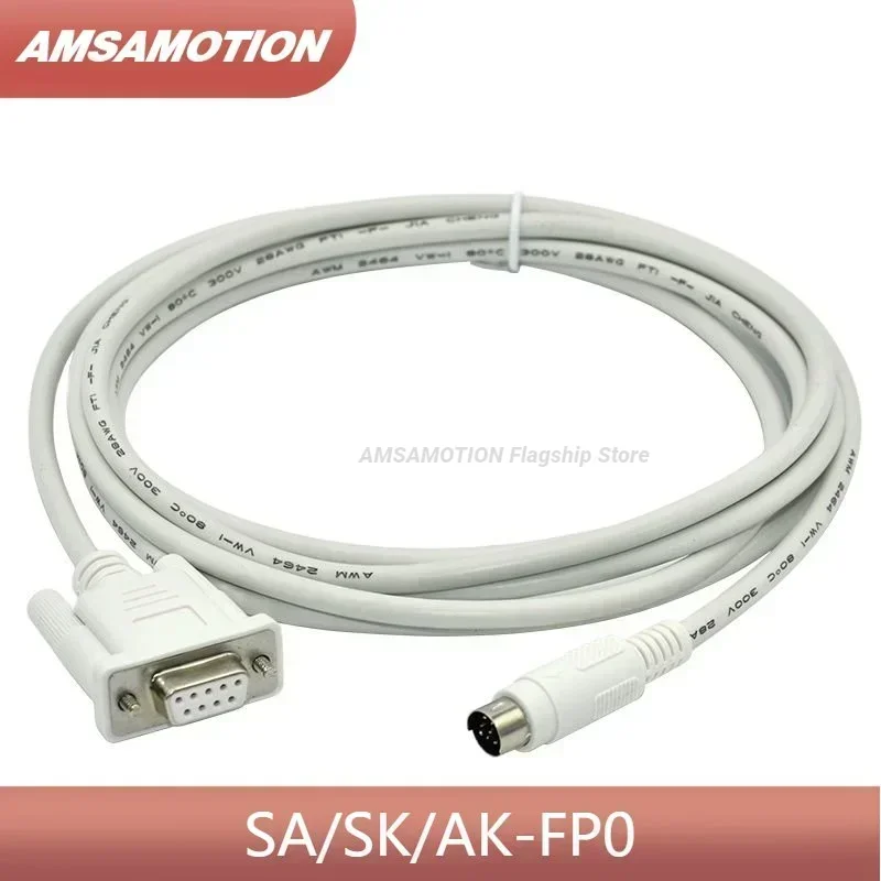 

SA/SK/AK-FP0 Suitable for Samkoon Series HMI Touch Panel Screen Connect To Panasonic FP0 FP2 PLC Programming Cable