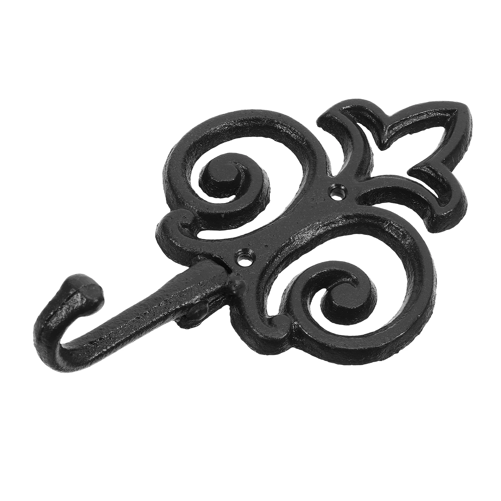 

1pcs Vintage Coat Hook Wrought Iron Wall Decor Farmhouse Hooks for Hanging Easy Installation Bathroom Kitchen Bedroom Storage