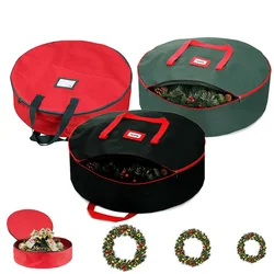 Christmas Tree Bag Xmas Decoration Wreath Storage Bag Oxford Cloth Foldable for Storing Christmas Utenciles Garland Home Storage