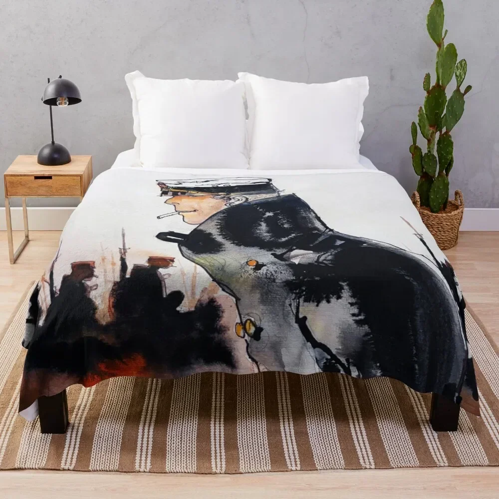 

Corto & soldiers Throw Blanket Warm Flannel Blanket for Couch Chair Bedroom
