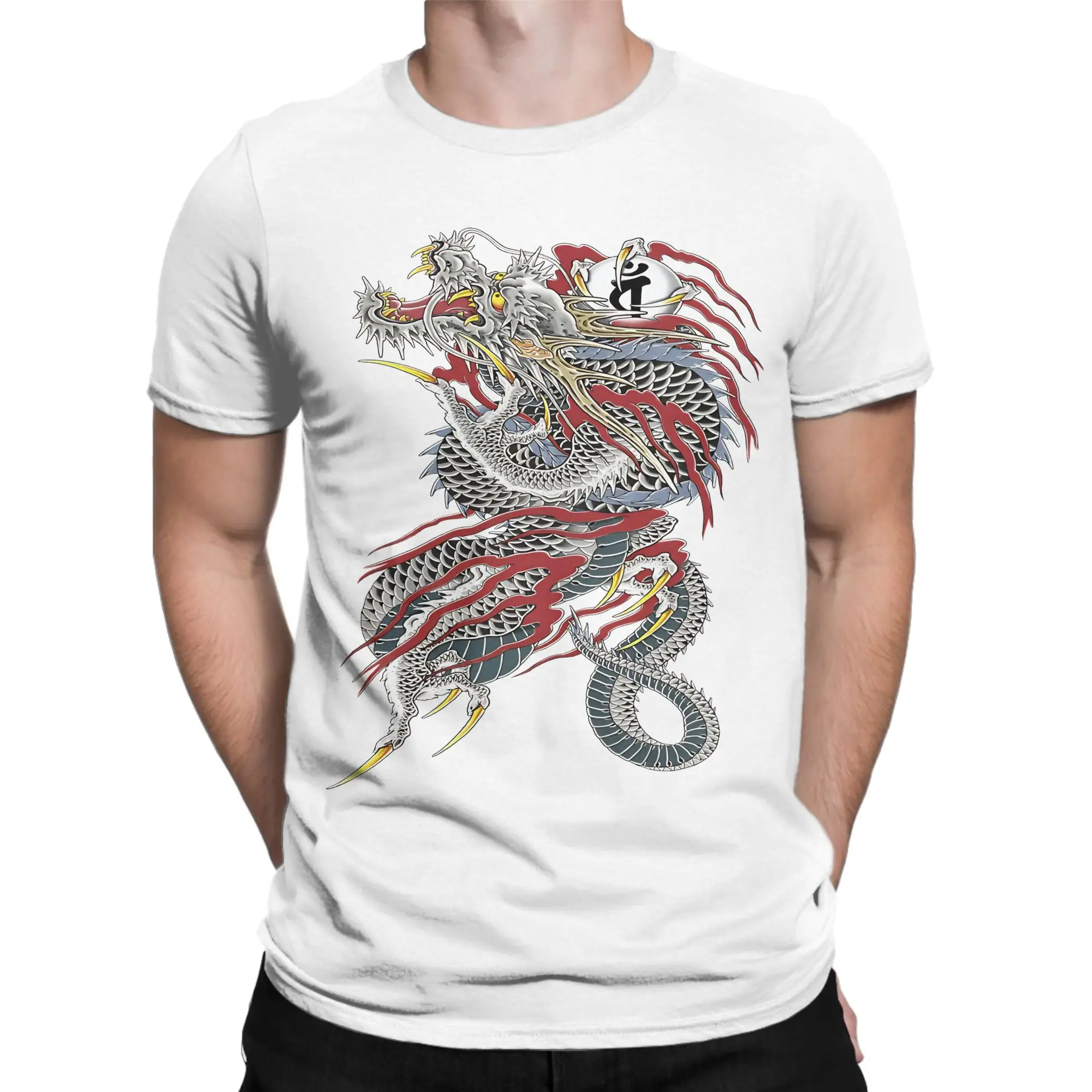 Humorous Kiryu Kazuma T-Shirts Men Women's Pure Cotton T Shirt Like a Dragon Yakuza Game Short Sleeve Tee Shirt Clothing
