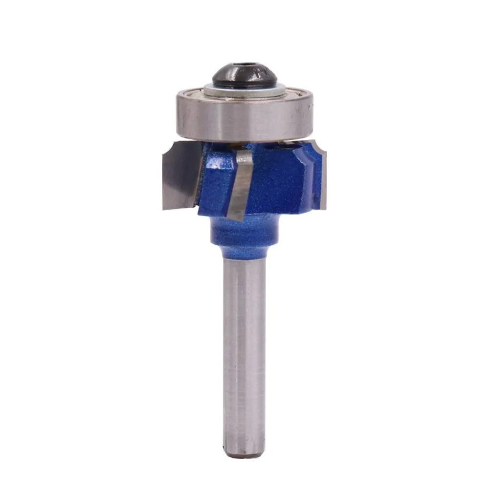 6.35mm Shank Round Router Bit 4 Corner Trim Edging Woodworking Milling Cutter R1 R2 R3 Professional Classical Cutter Bit