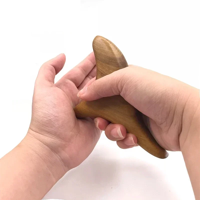 1 قطعة نقطة الزناد تدليك غوا شا أدوات المهنية التصريف اللمفاوي أداة الخشب العلاج أدوات مساج للظهر الرقبة الساق اليد #3