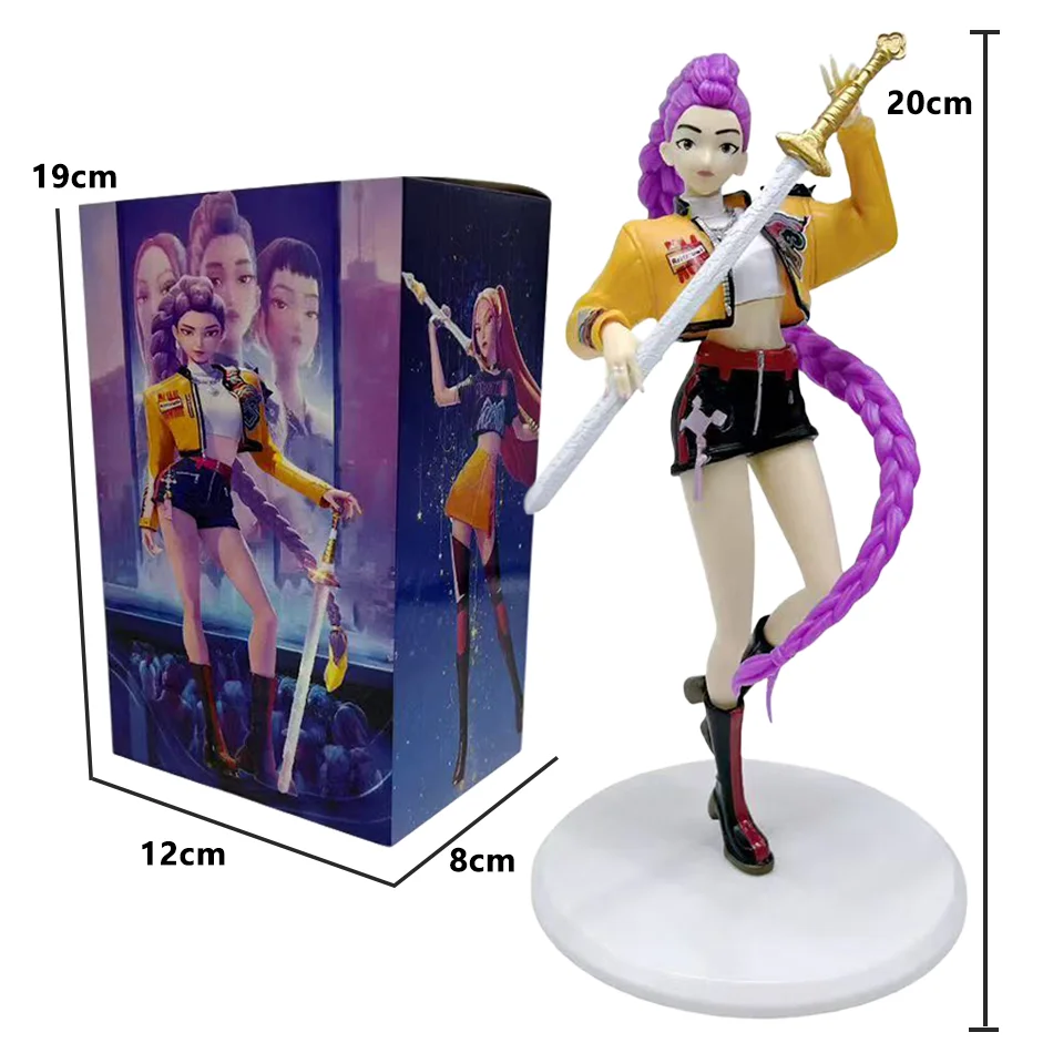 NEW Hot Anime KPop Demon Hunters HUNTRIX SAJA JONGENS RUMI MIRA ZOEY Derpy Tiger Action Figure Model Pop Speelgoed Decor Gift