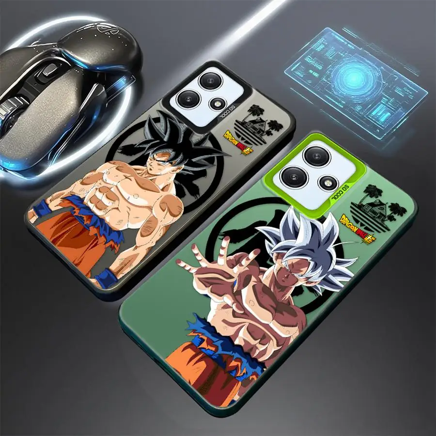 Phone Case for Xiaomi Redmi Note 11s 12 13 14 Pro Plus 10 11 Pro 10s Soft Cover Japanese Dragon Ball Goku
