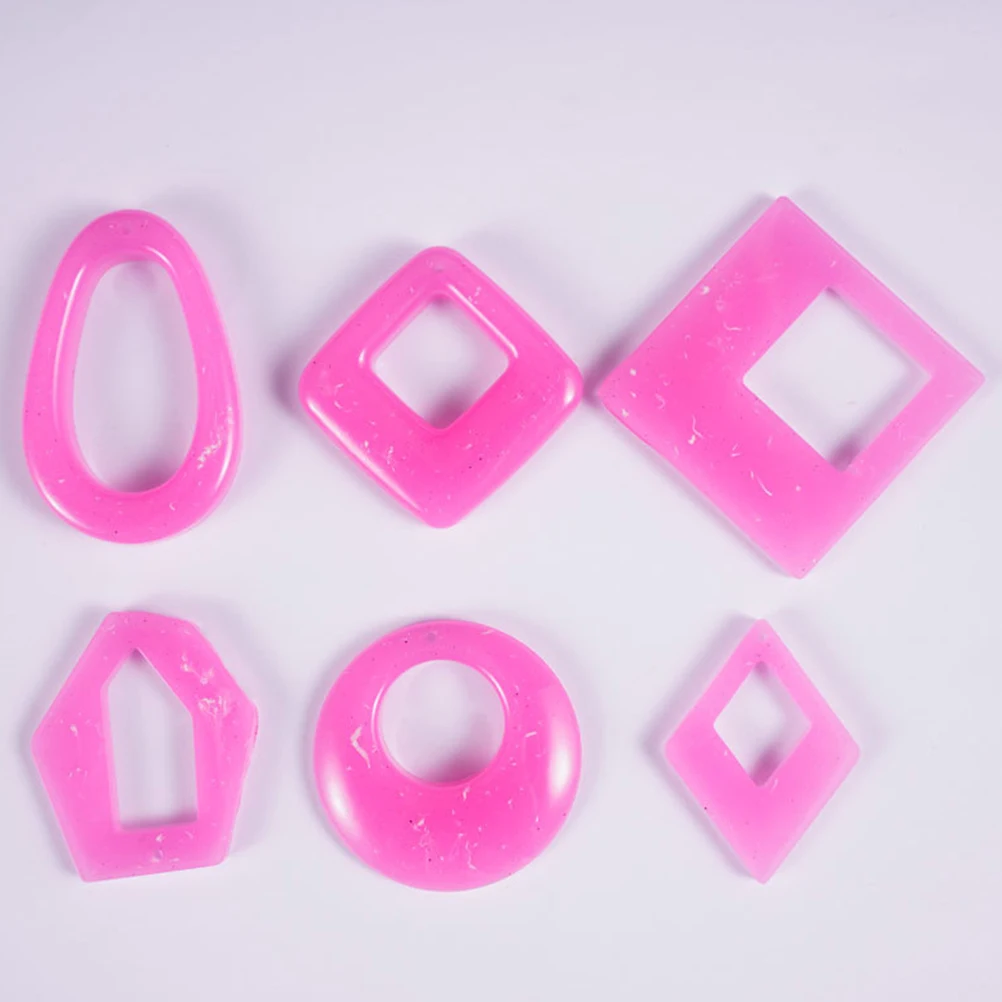 

3 PCS Earring Mold Pendant Molds Casting DIY Jewelry Silicone Three-dimensional