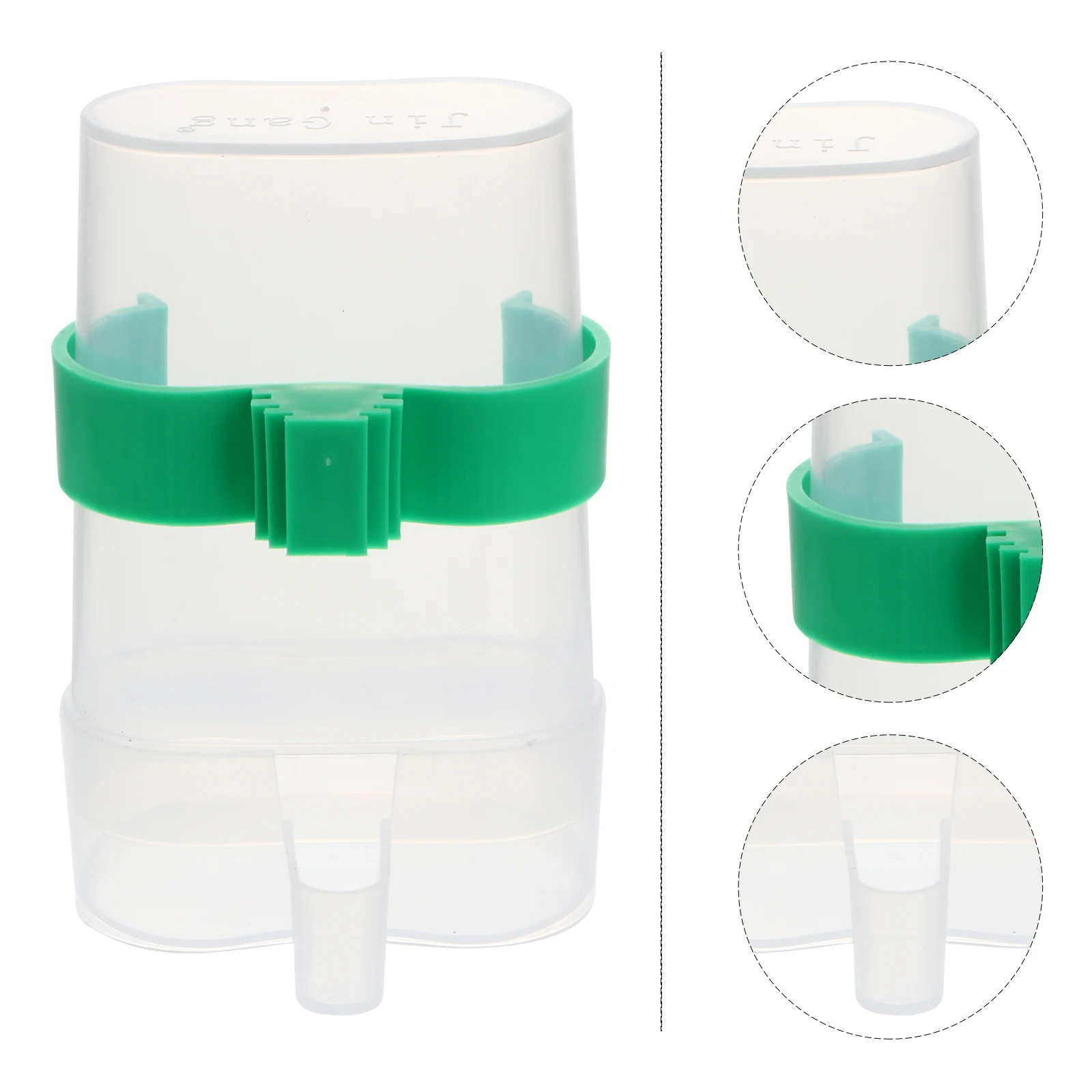 

2 PCS Parrot Drinking Fountain Automatic Water Feeder Dispenser for Bird Pet Drinker Bottle Accessories