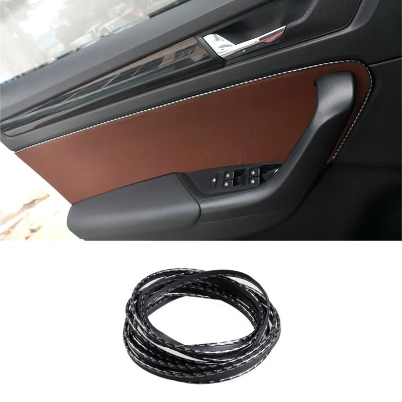 5M Door Panel Edge Center Control Dashboard Air Outlet Protector Strip Stickers For Ford Audi A4 A6 BMW VW Mazda Honda Toyota