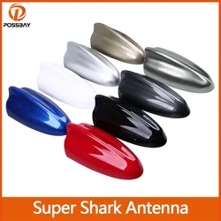 Car Super Fin Roof Shark Antenna Auto AM/FM Signal Aerials for Mini Suzuki Swift Seat Ibiza Citroen C4 Alfa Romeo antena tubarao