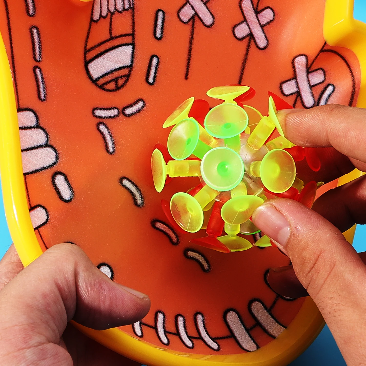 Ventosa bola jogo pai criança brinquedo interativo para crianças família seguro plástico interior ao ar livre jogar jogo de captura para idades 4 e mais