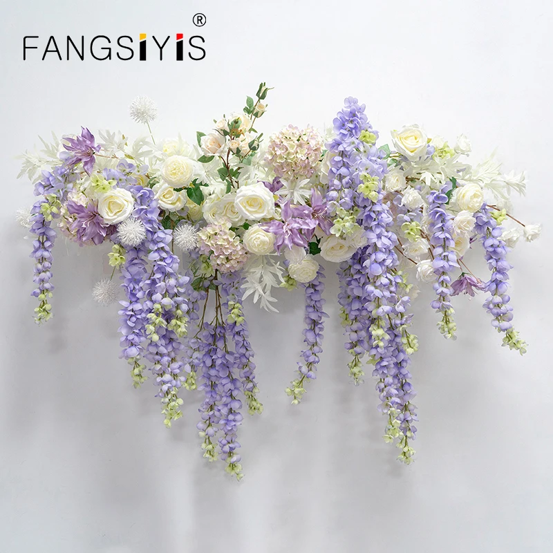 

Arbor Rose Table Tennis Chrysanthemum Row Wedding Stage Backdrop Floral Arrangement Arch Decor Hanging Flowers Row Event Props